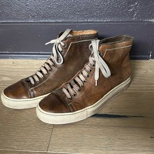 Handmade , Italian leather shoes purchased in Tuscany.